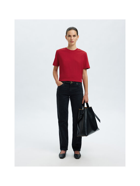 Selected - SlfEssential Boxy T-krekls - EQUESTRIAN RED | Stockmann - photo 4