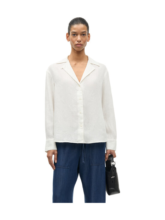 Samsoe Samsoe - Saiben lina kreklblūze - CLR000023 WHITE | Stockmann - photo 1