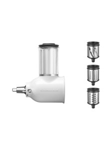 KitchenAid - Fresh Prep -leikkuri-/raastinlisälaite 5KSMVSA - VALKOINEN | Stockmann