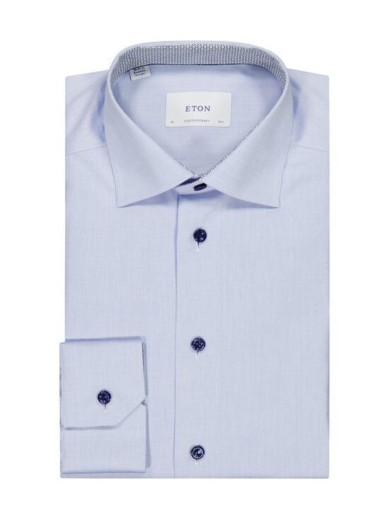 Eton - Contemporary Fit Geometric -kauluspaita - 21 LIGHT BLUE | Stockmann - photo 1