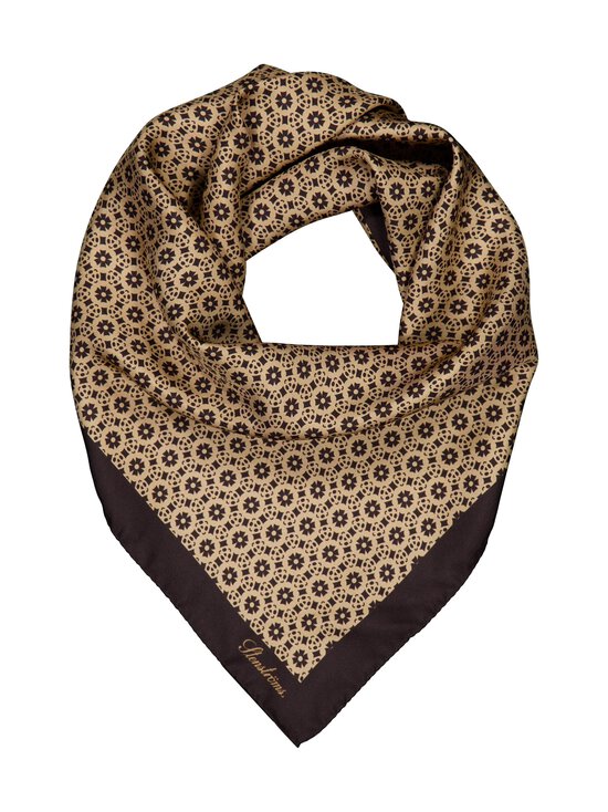 Stenströms - Silkkihuivi 70 x 70 cm - 291 DARK BROWN PATTERN | Stockmann - photo 1