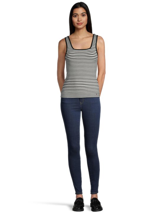 Tommy Hilfiger - Slim Tank tops - 0AP ECRU/ BLACK FINE STP - photo 2 Tommy Hilfiger - Slim Tank tops - 0AP ECRU/ BLACK FINE STP | Stockmann - photo 2