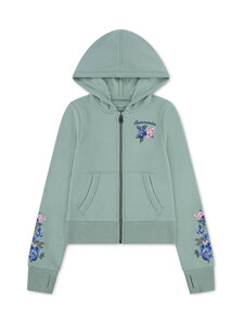 Abercrombie & Fitch - Kapuutsiga pusa Floral Full Zip - EFM-ICEBERG GREEN | Stockmann