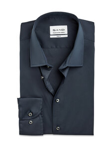 SAND Copenhagen - State N Modern fit -kauluspaita - 590 DARK NAVY BLUE | Stockmann