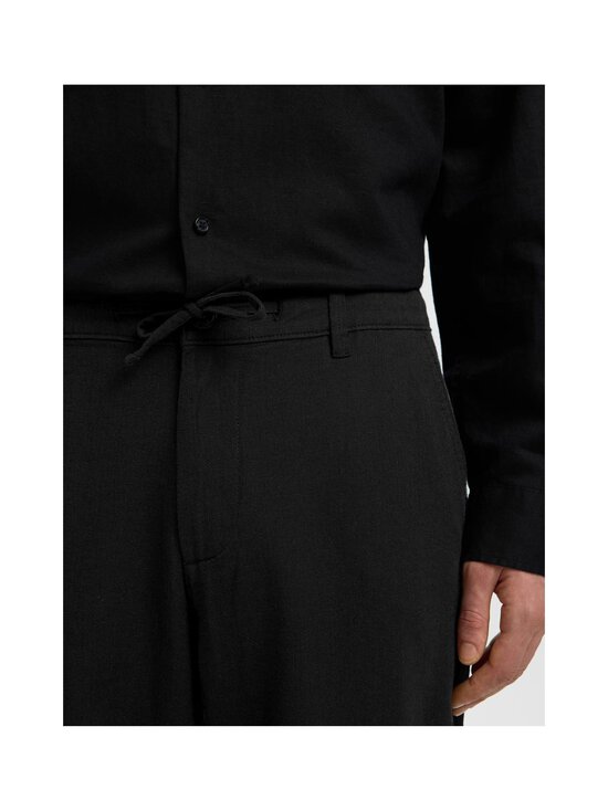 Selected - Püksid Brody Loose Linen Blend - BLACK | Stockmann - photo 6