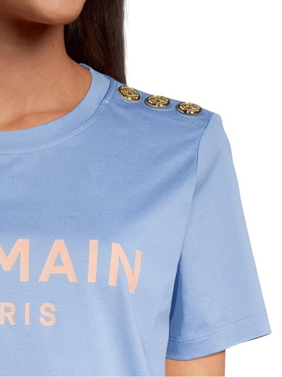 BALMAIN - T-paita - SKK BLUE - photo 5 BALMAIN - T-paita - SKK BLUE | Stockmann - photo 5