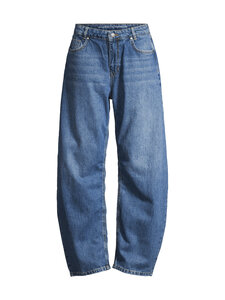 MY ESSENTIAL WARDROBE - MWRemmie High Barrel -farkut - 120 DARK BLUE VINTAGE WASH | Stockmann