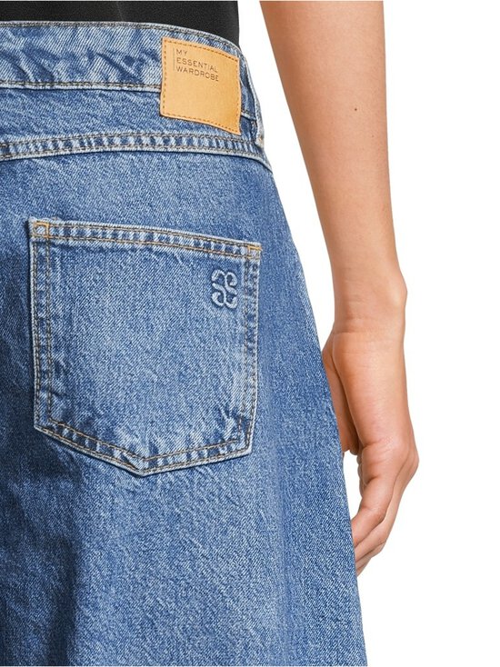 MY ESSENTIAL WARDROBE - MWRemmie High Barrel -farkut - 120 DARK BLUE VINTAGE WASH | Stockmann - photo 5