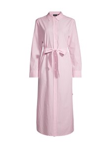 Lexington - Casual Long Poplin -paitamekko - 491 PINK/WHITE STRIPE | Stockmann
