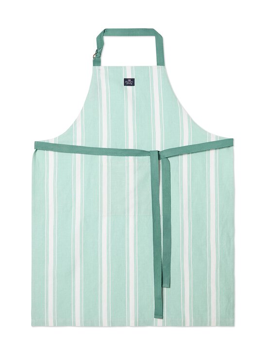 Lexington - Striped Linen Cotton -esiliina - GREEN/WHITE | Stockmann - photo 1