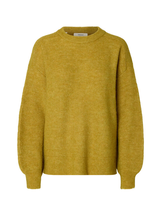 Selected - SlwLulu Relaxed -neule - AVOCADO OIL DETAIL:MELANGE | Stockmann - photo 1