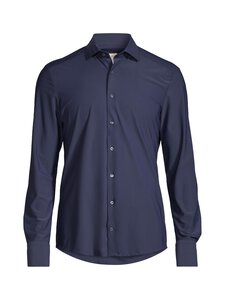 Stenströms - Slimline Jersey krekls ar apkakli - 190 NAVY | Stockmann