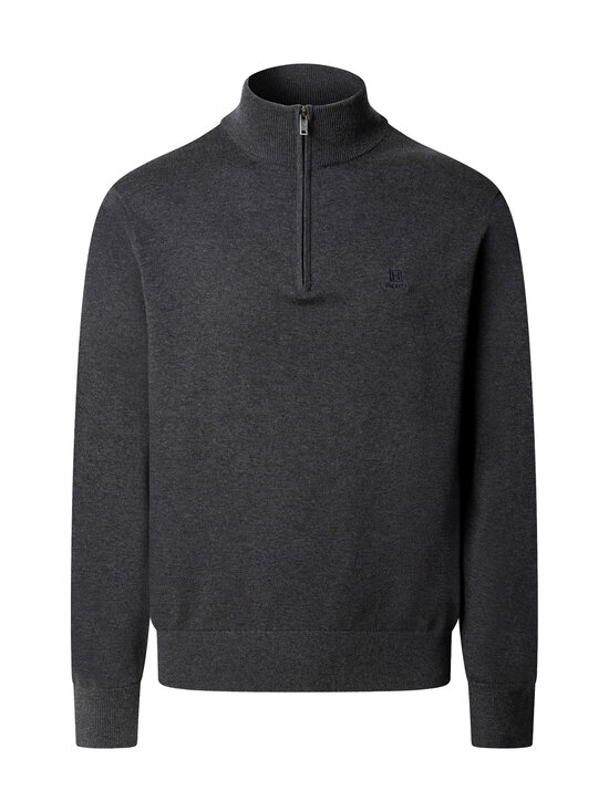 Hackett London - Heritage Cotton Half Zip -neulepaita - 987 GREY | Stockmann - photo 1