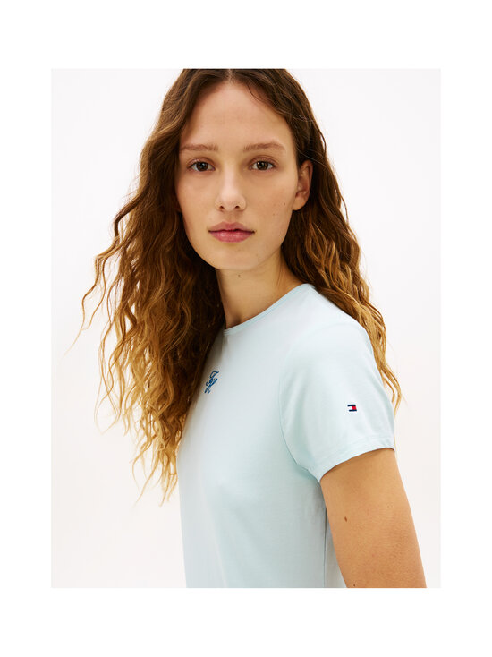Tommy Hilfiger - Emboss Slim t-paita - CYR KEEPSAKE BLUE | Stockmann - photo 5