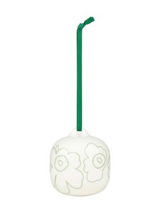 Marimekko - Piirto Unikko - ripustettava keräilykoriste - WHITE, GREEN | Stockmann