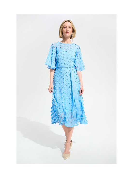 Joseph Ribkoff - Embroidered Chiffon Fit And Flare 3D -mekko - 4373 SKY BLUE | Stockmann - photo 5