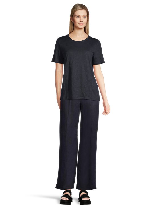 ESSENTIALS by Stockmann - Ariella Linen t-paita - DK.NAVY | Stockmann - photo 2