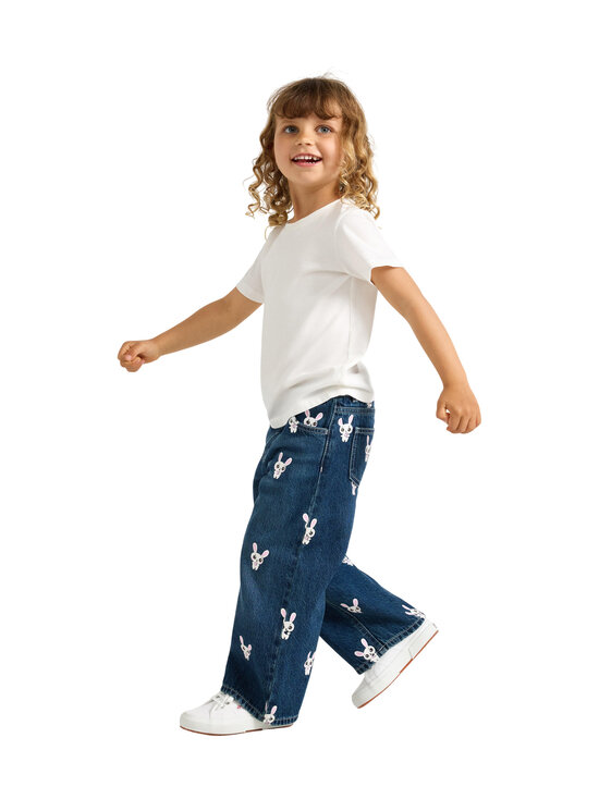 Lindex - Džinsi ar platām starām - 791 BLUE | Stockmann - photo 3