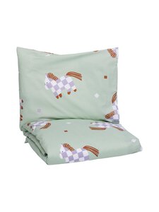 Pentik - Voodipesukomplekt Heppa, 85 x 125 cm + 36 x 46 cm - GREEN Pentik - Voodipesukomplekt Heppa, 85 x 125 cm + 36 x 46 cm - GREEN | Stockmann