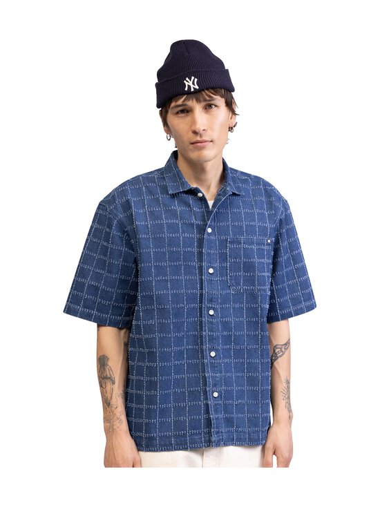 Redefined Rebel - RRElton Oversized Fit -kauluspaita - 98 MID BLUE | Stockmann - photo 1