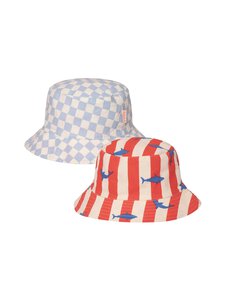 Rockahula - Shark Reversible Bucket divpusējā cepure, 3-6 gadiem - RED | Stockmann