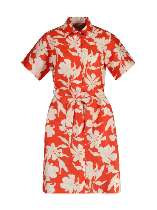 GANT - Floral Print -paitamekko - 679 PERFECT RED | Stockmann - photo 1