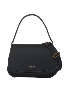 Michael Michael Kors - Medium Messenger -nahkalaukku - 001 BLACK | Stockmann