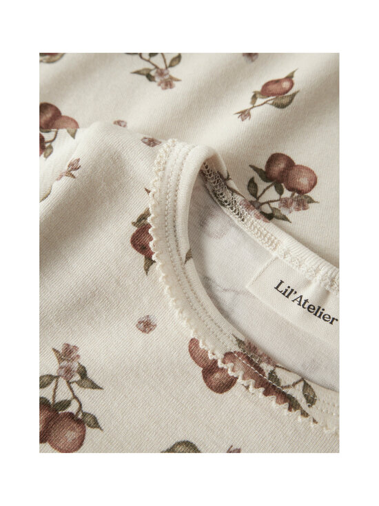Lil' Atelier - NmfGayo Sig Slim -trikoopaita - TURTLEDOVE AOP:APPLES | Stockmann - photo 3