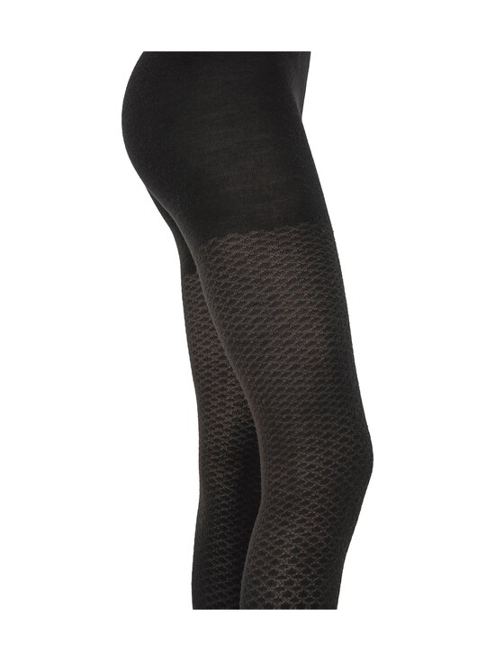 Wolford - Merino Pattern adītas zeķubikses 100 den - 7005 BLACK | Stockmann - photo 6