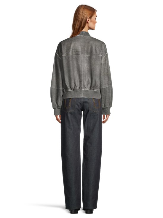 MY ESSENTIAL WARDROBE - MattyMW Bomber ādas jaka - 170 MEDIUM GREY RETRO WASH - photo 3 MY ESSENTIAL WARDROBE - MattyMW Bomber ādas jaka - 170 MEDIUM GREY RETRO WASH | Stockmann - photo 3