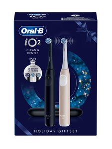 Oral-B - iO2 Clean & Gentle Duo -hammasharjapakkaus - BLACK/PINK | Stockmann