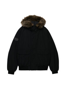 Superdry - Faux Fur Everest Bomber -toppatakki - 12A JET BLACK | Stockmann