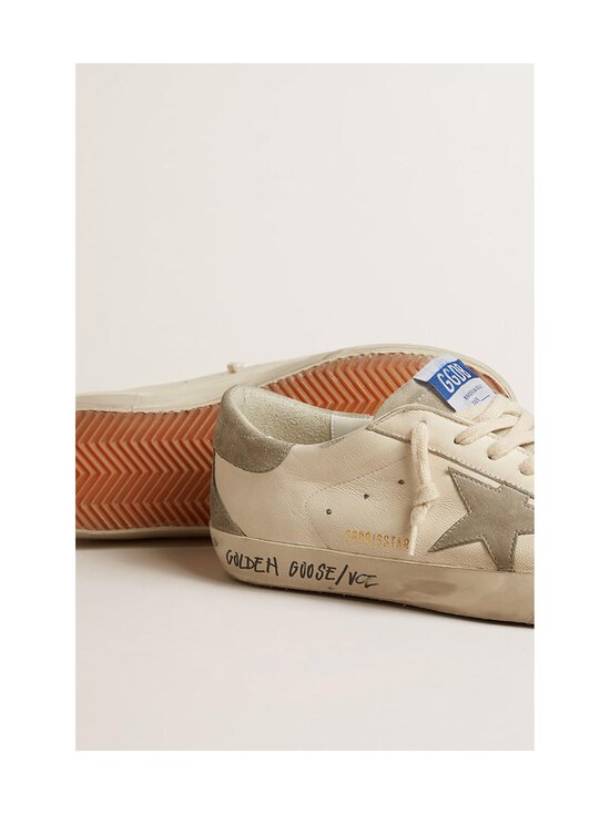 GOLDEN GOOSE - Super Star Nappa Upper -nahkasneakerit - WHITE/ICE/GREY | Stockmann - photo 4