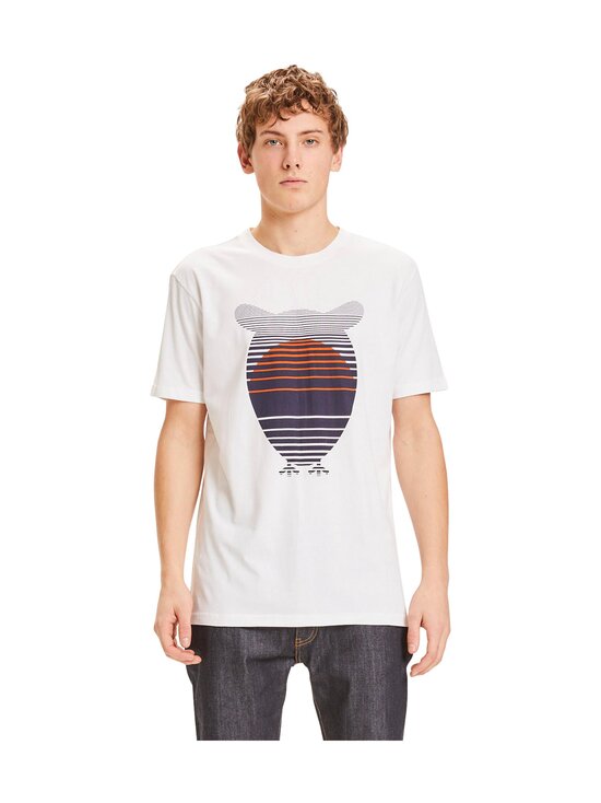 ALDER Owl Sunset Printed Tee -paita