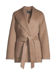 Lexington - Vyöllinen villakangastakki - 252 LT BROWN | Stockmann