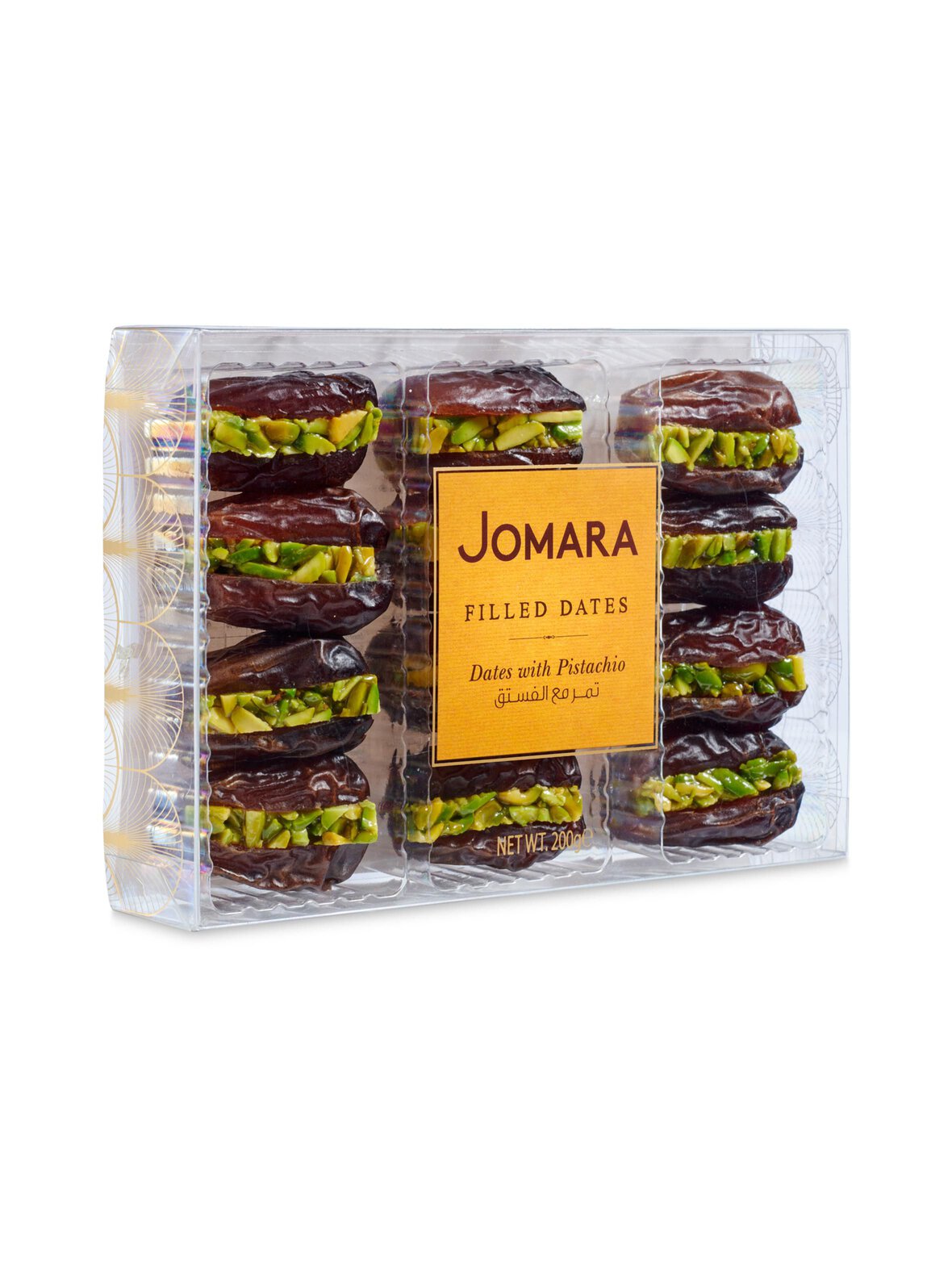 Pistaasilla täytetyt taatelit, 200 g