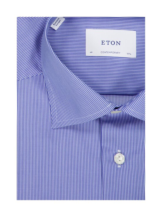 Eton - Contemporary Fit Striped Fine Twill -kauluspaita - 25 MID BLUE | Stockmann - photo 2