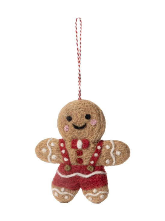 Pentik - Hannu Gingerbread filca rotājums 9 cm - BROWN | Stockmann - photo 1
