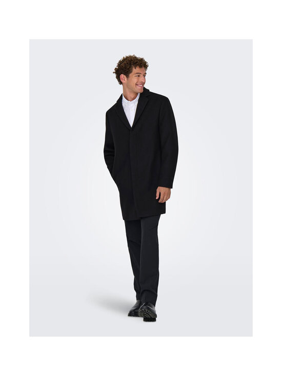 Only & Sons - OnsAron Wool -takki - BLACK | Stockmann - photo 3