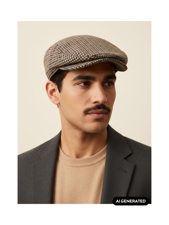 Hackett London - Müts Houndstooth - 831 BROWN | Stockmann - photo 5