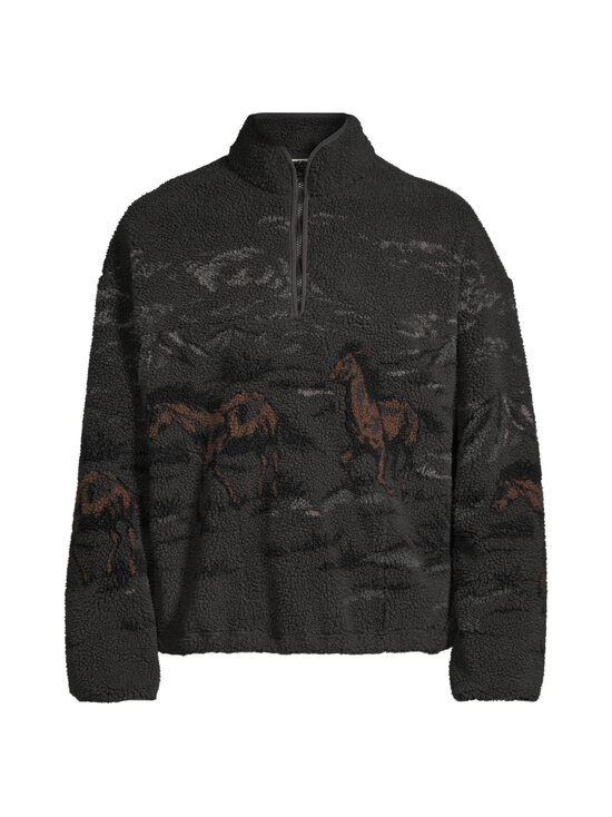 Levi's - Idyllwild Sherpa Popover Horse -teddypaita - 0000 RUNNING HORSES LANDSCAPE DARK PHANTOM | Stockmann - photo 1