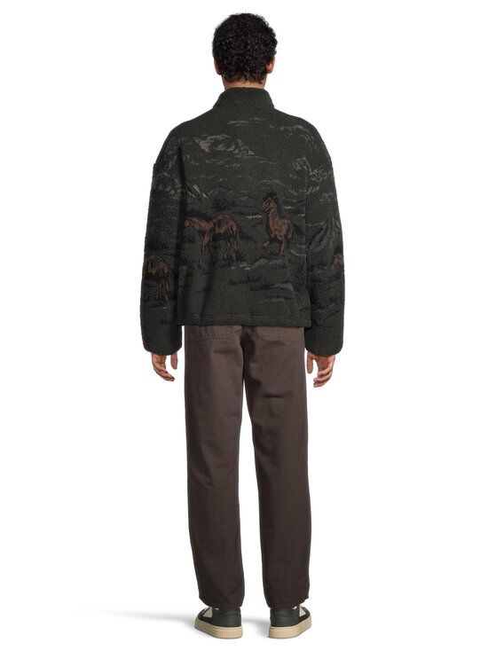 Levi's - Idyllwild Sherpa Popover Horse -teddypaita - 0000 RUNNING HORSES LANDSCAPE DARK PHANTOM | Stockmann - photo 3