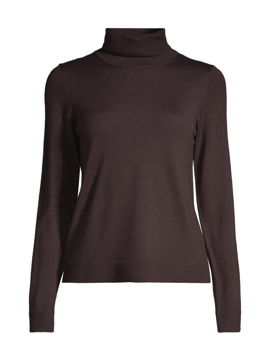 ESSENTIALS by Stockmann - Audrey-merinoneulepusero - DK.BROWN 241944 | Stockmann - photo 1