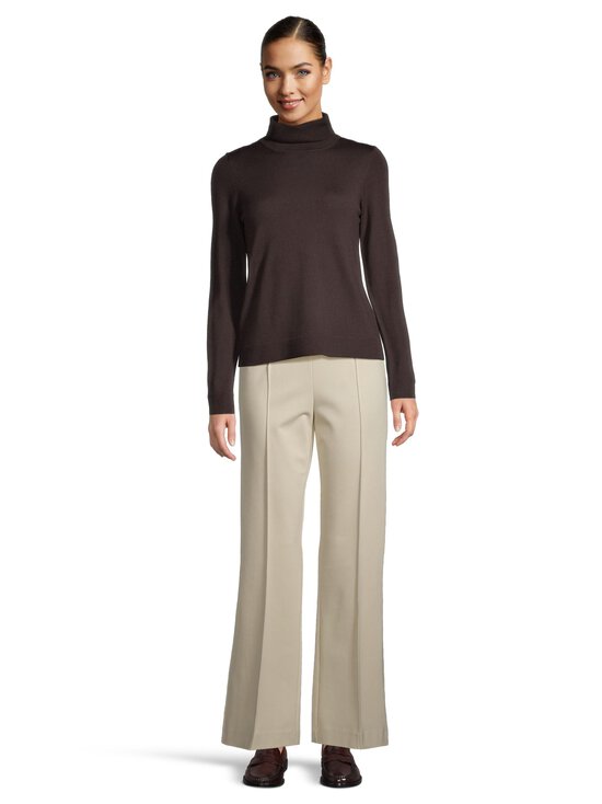 ESSENTIALS by Stockmann - Audrey-merinoneulepusero - DK.BROWN 241944 | Stockmann - photo 2