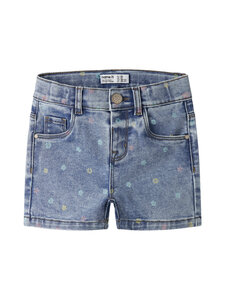 Name It - NmfSalli Slim šorti - MEDIUM BLUE DENIM DETAIL:FLOWER | Stockmann