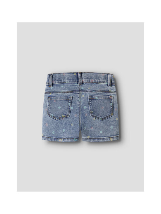 Name It - NmfSalli Slim šorti - MEDIUM BLUE DENIM DETAIL:FLOWER | Stockmann - photo 2