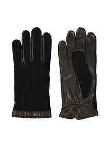 Hestra - Anna Leather Gloves - 100100 BLACK/BLACK Hestra - Anna Leather Gloves - 100100 BLACK/BLACK | Stockmann