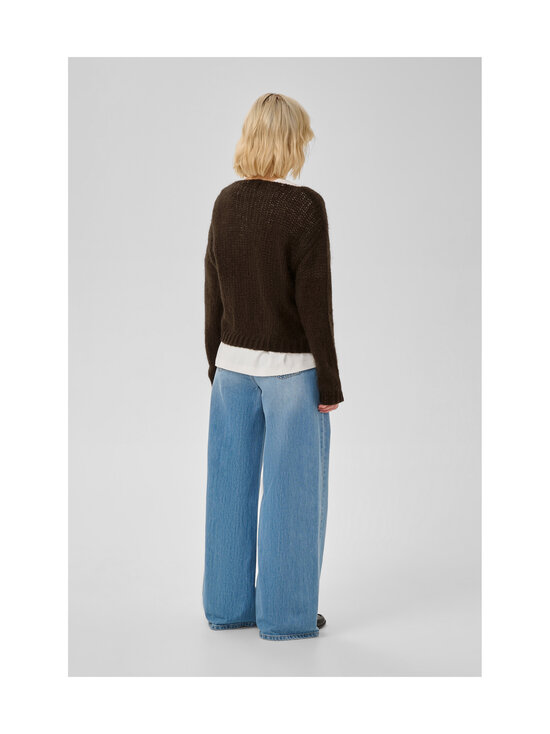 MY ESSENTIAL WARDROBE - MWNima mohēras-vilnas džemperis - 130 DARK BROWN | Stockmann - photo 4