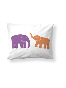 Finlayson - Elefantti-tyynyliina 50 x 60 cm - VIOLET/ORANGE Finlayson - Elefantti-tyynyliina 50 x 60 cm - VIOLET/ORANGE | Stockmann