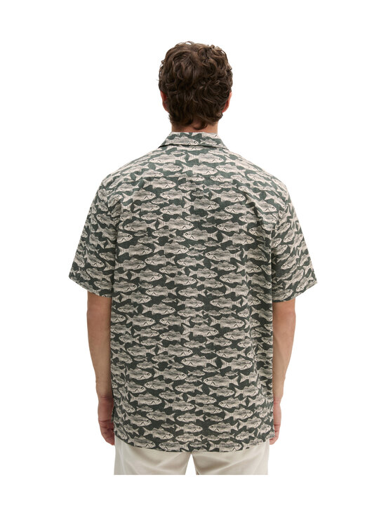 Marc O'Polo - Lyhythihainen kauluspaita - 3675 BRIGHT GREEN_MULTI_13 | Stockmann - photo 3